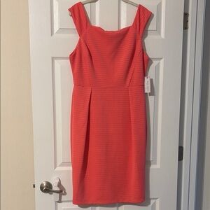 Bisou Bisou Strapless Coral Dress